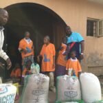 Children in SAAK Orange Shirts with Food, 2016