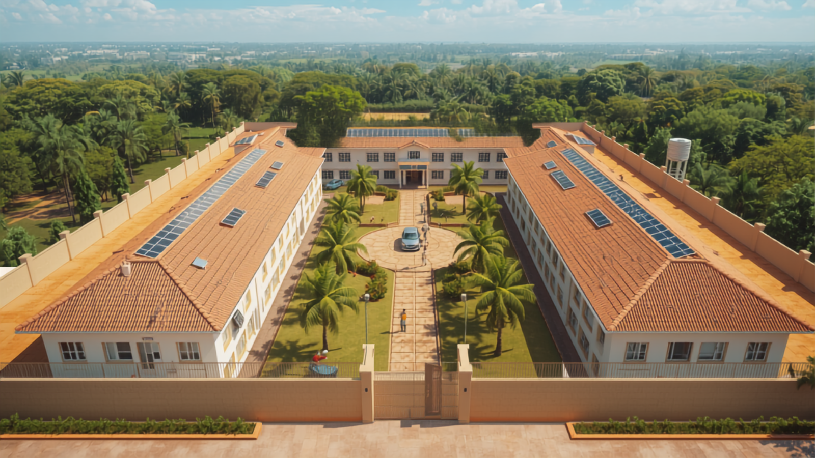 Artist's impression of the SAAK Children's Campus, Benin City, Nigeria